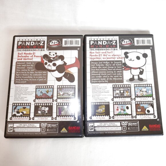 3/$20 - Panda-Z: The Robonimation Vol. 1 & Vol. 5 DVDs – Classic Japanese Mecha - Picture 3 of 3